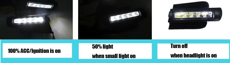 E4 Mark светодиодный DRL для Toyota Land Cruiser Prado 120 GRJ120 TRJ120 FJ120 2003~ 2009 дневной ходовой светильник, аксессуары для противотуманных фар