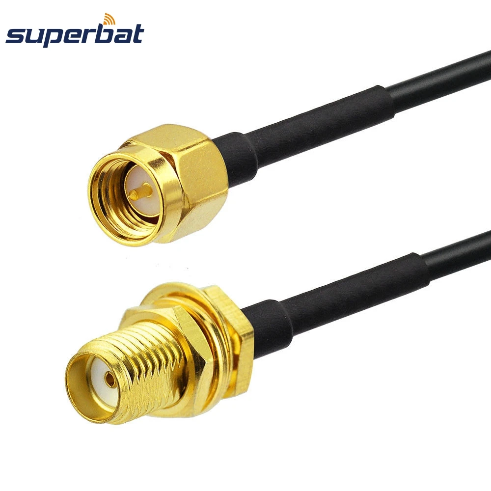 Superbat SMA штекер к женский прямой адаптер для домкрата Разъем RF отрезок