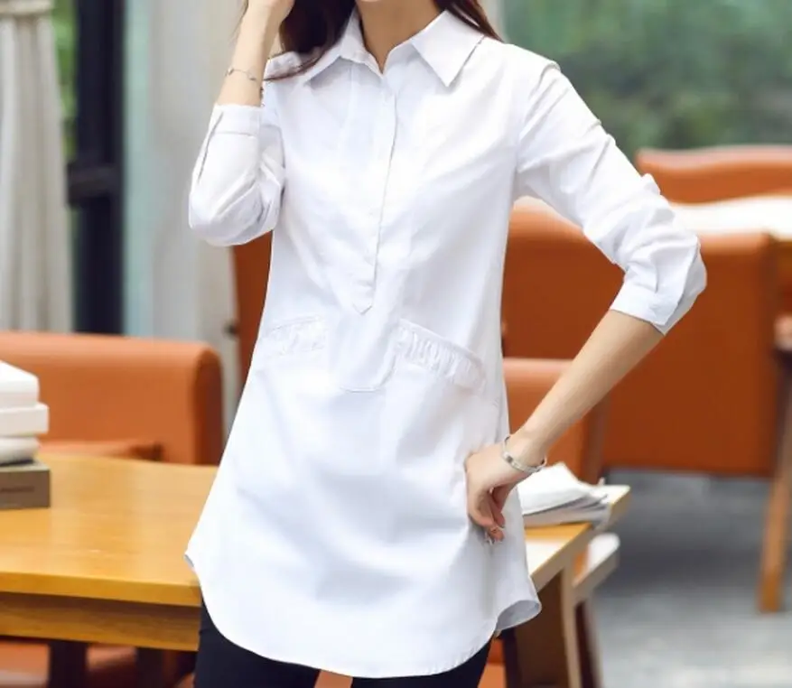 XL-6XL, Хит, Весенняя женская новая мода+ кашемир, чистый хлопок, рубашки для женщин, длинный рукав, большие размеры и рубашка для отдыха