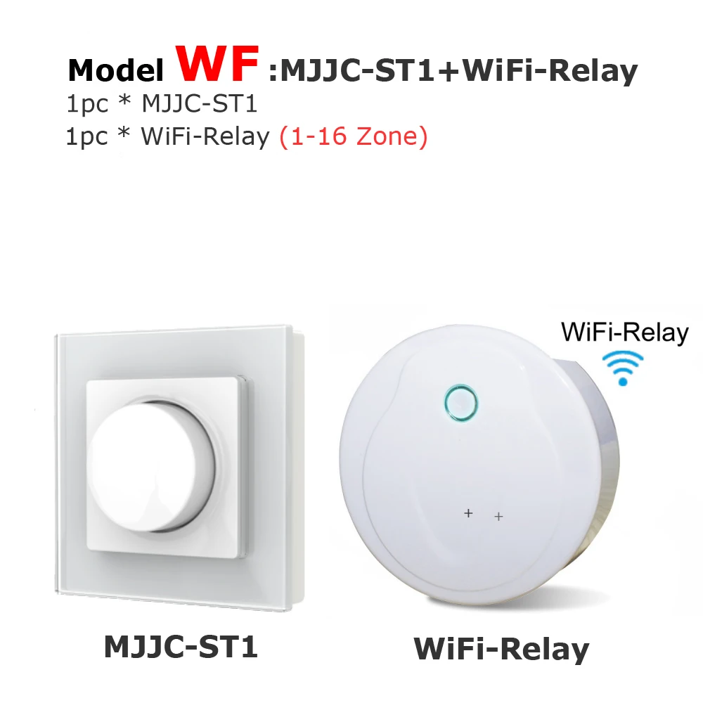 Model WF Triac диммер СВЕТОДИОДНЫЙ 220V 110V 230V переменного тока с регулируемой яркостью ручка светильник переключатель Беспроводной RF 2,4G пульт дистанционного управления смарт-контроллер Wi-Fi диммер для Светодиодный ламп - Цвет: Model WF