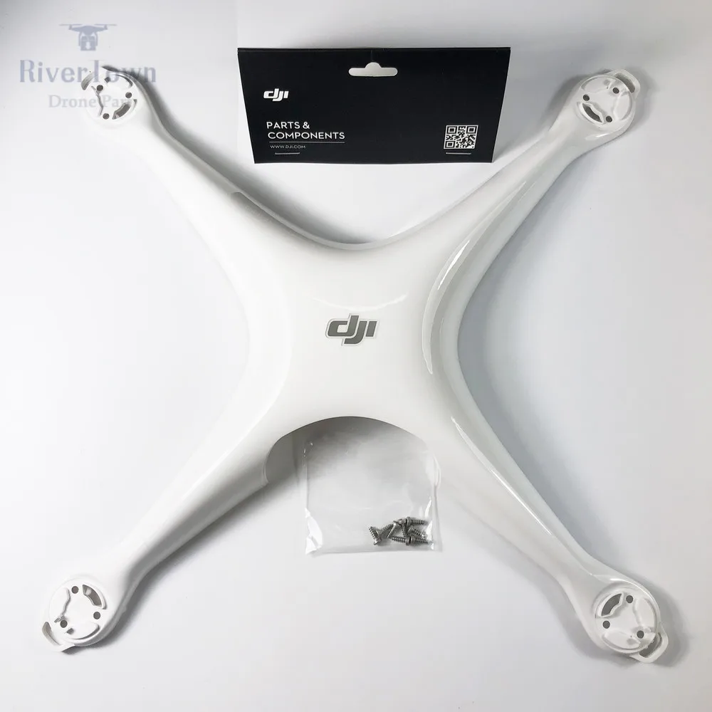 100% оригинальный новый корпус для DJI Phantom 4 Advanced верхняя крышка Нижняя шасси с