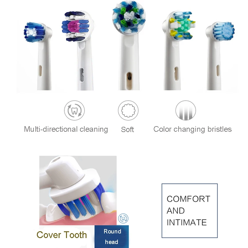 Насадки для электрической зубной щетки Oral B насадки отбеливания зубов Глубокая