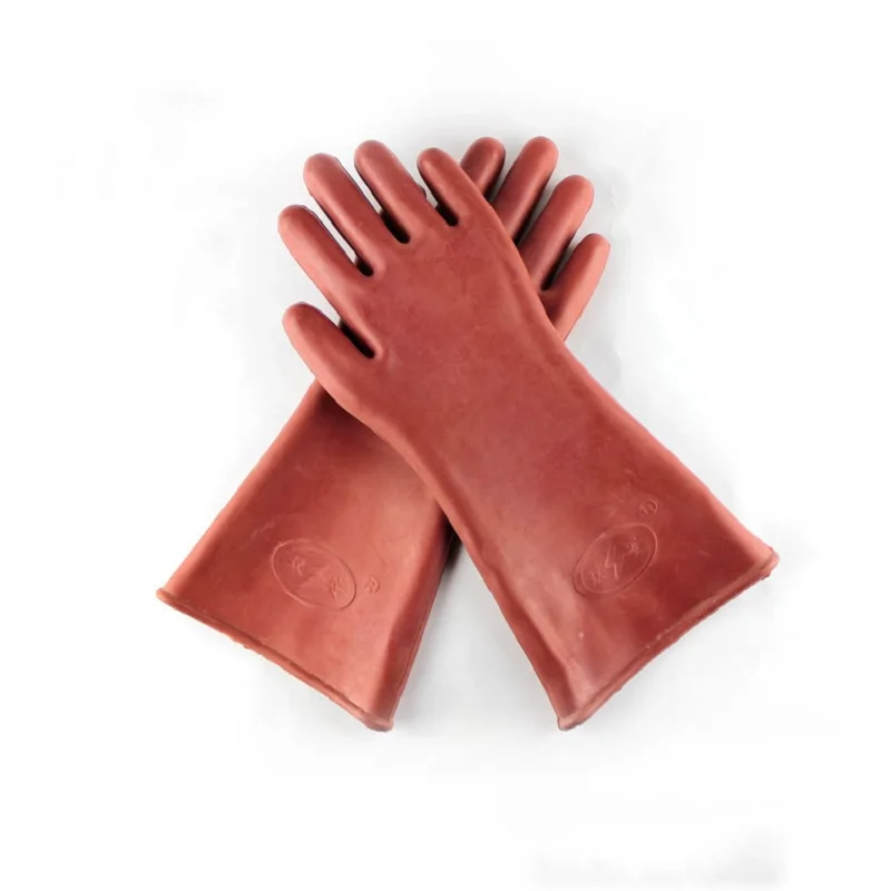 

12KV insulated gloves against electricity 220v380V labor protection rubber gloves for high-voltage electricians