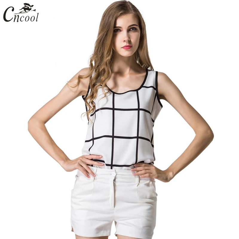 Cncool/Новинка женская футболка без рукавов в стиле Харадзюку сезон лето Tumblr