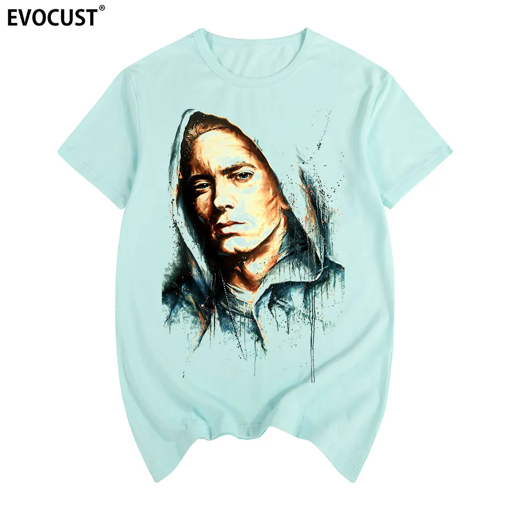 Футболки Eminem One Shot Tupac 2pac Shakur в стиле хип-хоп Makaveli rapper Snoop Dogg Biggie Smalls J Джей Коул-З Savage
