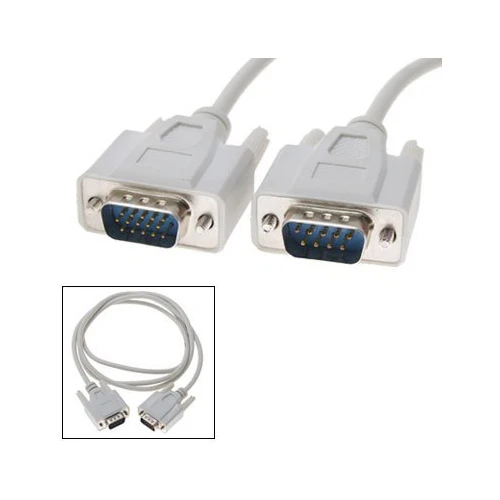 CAA Новый 1 3 M / 51 &quotсветильник серый m VGA Hd15 папа к Db9 контактный кабель адаптер|adapter