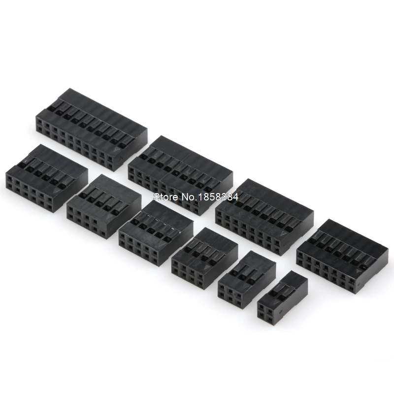 100 шт. для разъем Dupont 4681012 14 16 20 контактный Dual row 2x3 pin 2 54 мм Пластиковая крышка Head со