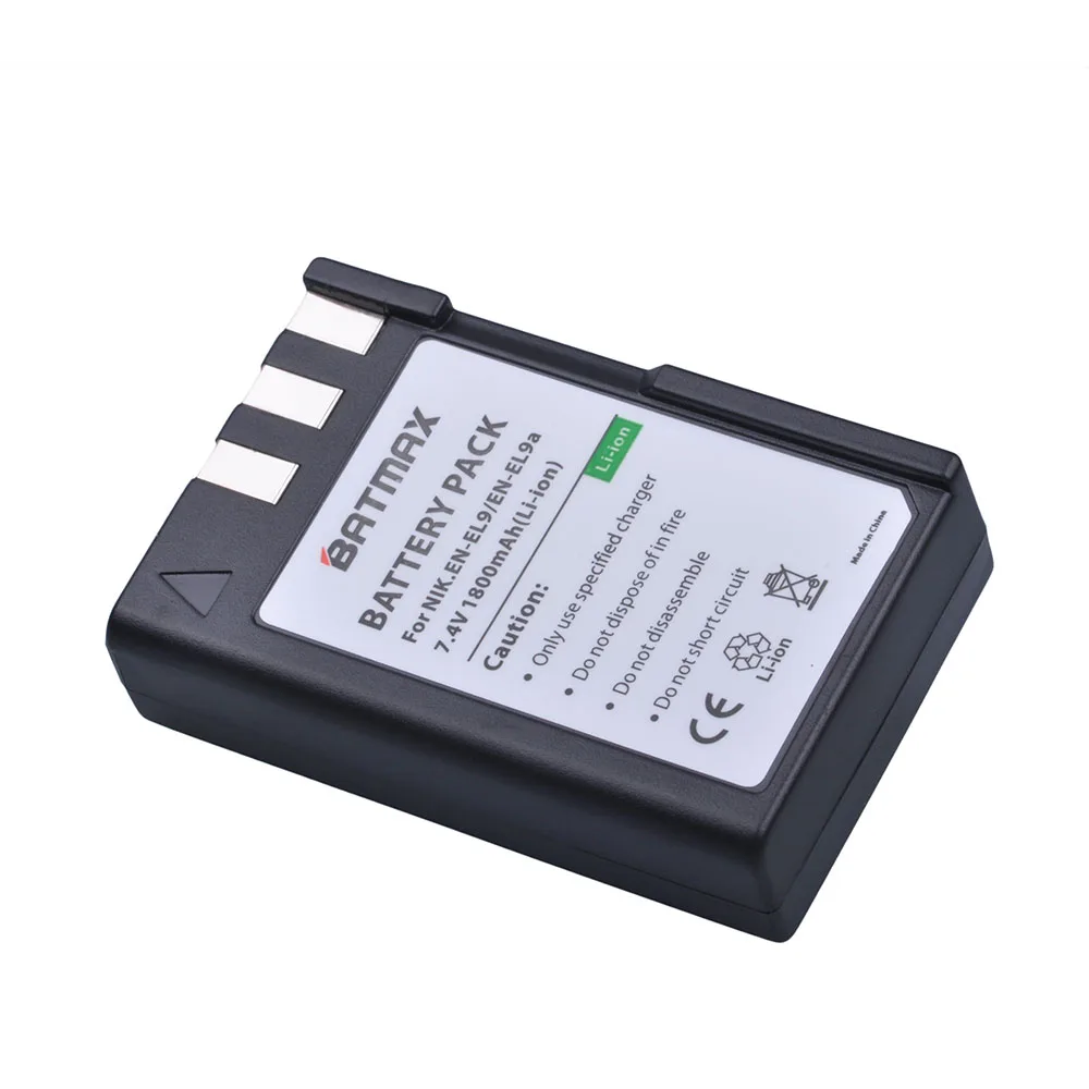 1Pcs 1800mAh EN-EL9 ENEL9 EN EL9 Camera battery for Nikon D40 D60 D40X D5000 D3000 Cameras MH-23 Charger | Электроника