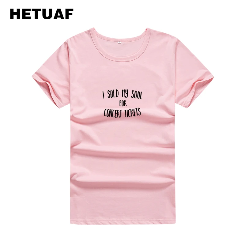 Женская футболка в стиле Харадзюку HETUAF забавная с надписью I Selling MY SOUL для