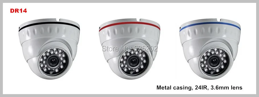 Купольная камера видеонаблюдения 10 дюймов AHD 1080P 2 МП с металлическим