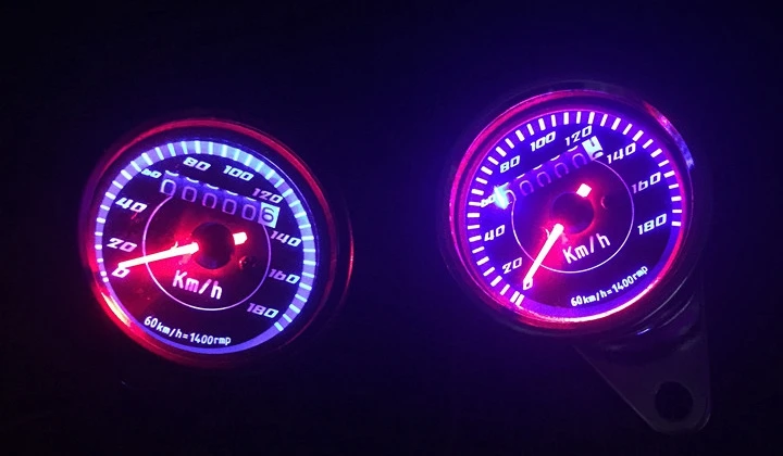 Retro small car modification retrofit 125 meter odometer km Table D conversion instrument lighting | Автомобили и мотоциклы
