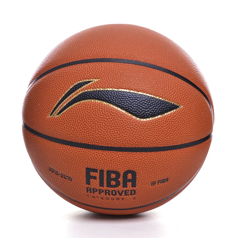 Li-Ning FIBA игры Баскетбол Размер 7 Профессиональный PU Материал Надувные наружные внутренние подкладки спортивные мячи ABQP002 ZYF341