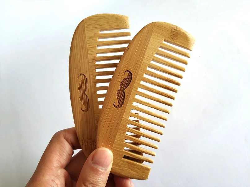 1 шт. Антистатическая деревянная расческа для волос из бамбука|Расчески| |