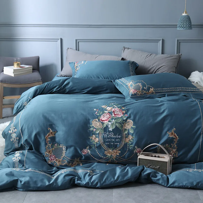 Новинка 2018 Комплект постельного белья из египетского хлопка классический