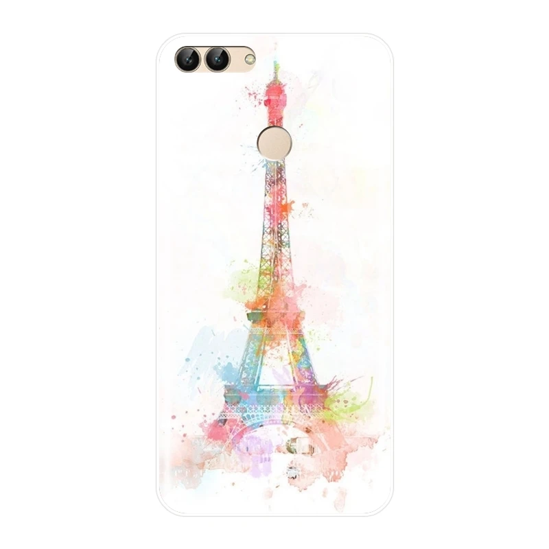 Eiffel Tower Soft Back Cover For Huawei P7 P8 P9 Lite Mini 2017 Phone Case Silicone P20 Pro P10 Plus P Smart | Мобильные телефоны и