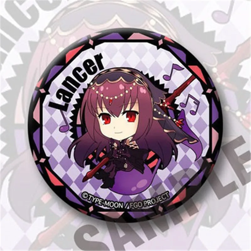 Аниме мультфильм Fate Grand Order FGO Gilgamesh Nero Shuten douji Jeanne d'Arc значок брошь на Хэллоуин для
