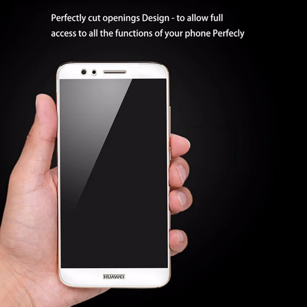 Цветное закаленное стекло с полным покрытием для Huawei G8 P9 Plus P10 Lite Honor 6C 6X 8 V8 Note Nova Mate