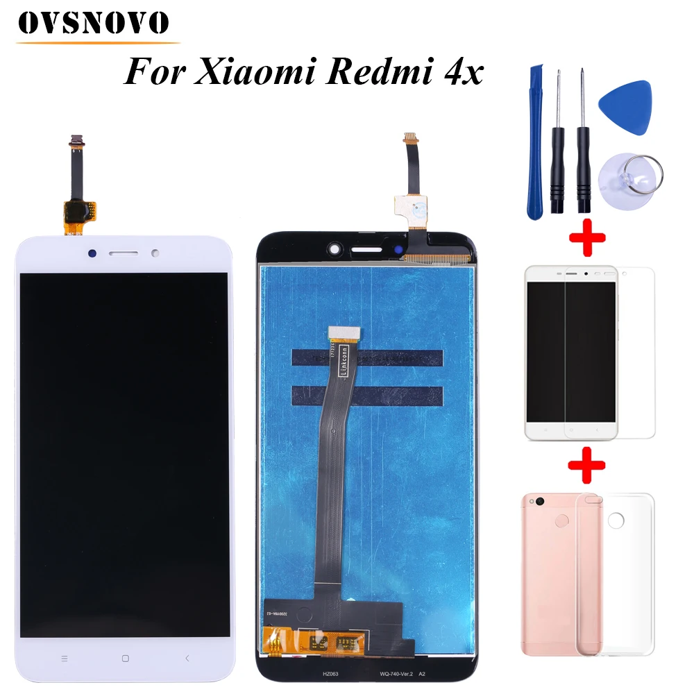 100% протестированный ЖК дисплей для Xiaomi Redmi 4X сменный дигитайзер сенсорного