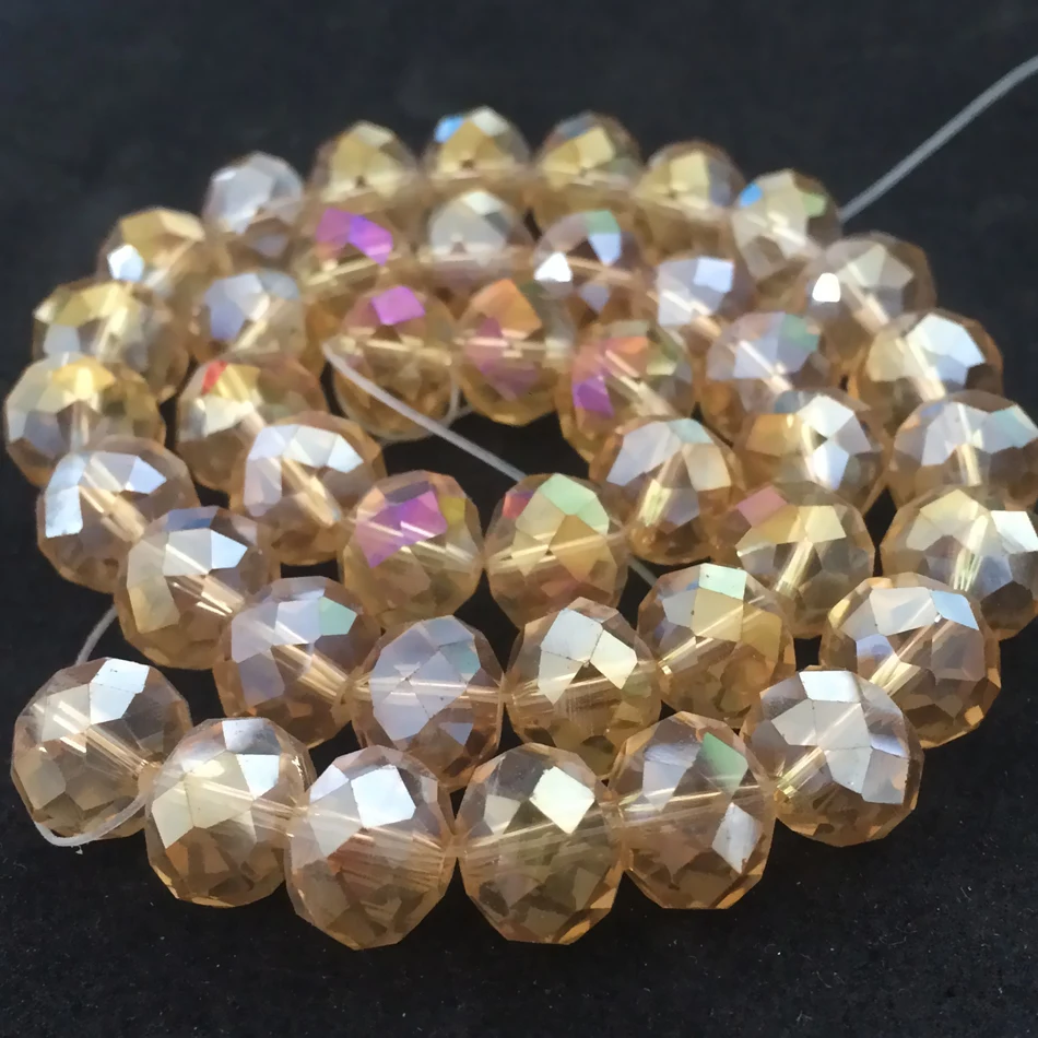 

4*6mm mix-colored faceted rondelle abacus crystal glass loose spacers 5strand/500pcs wholesale price accessories beads B670