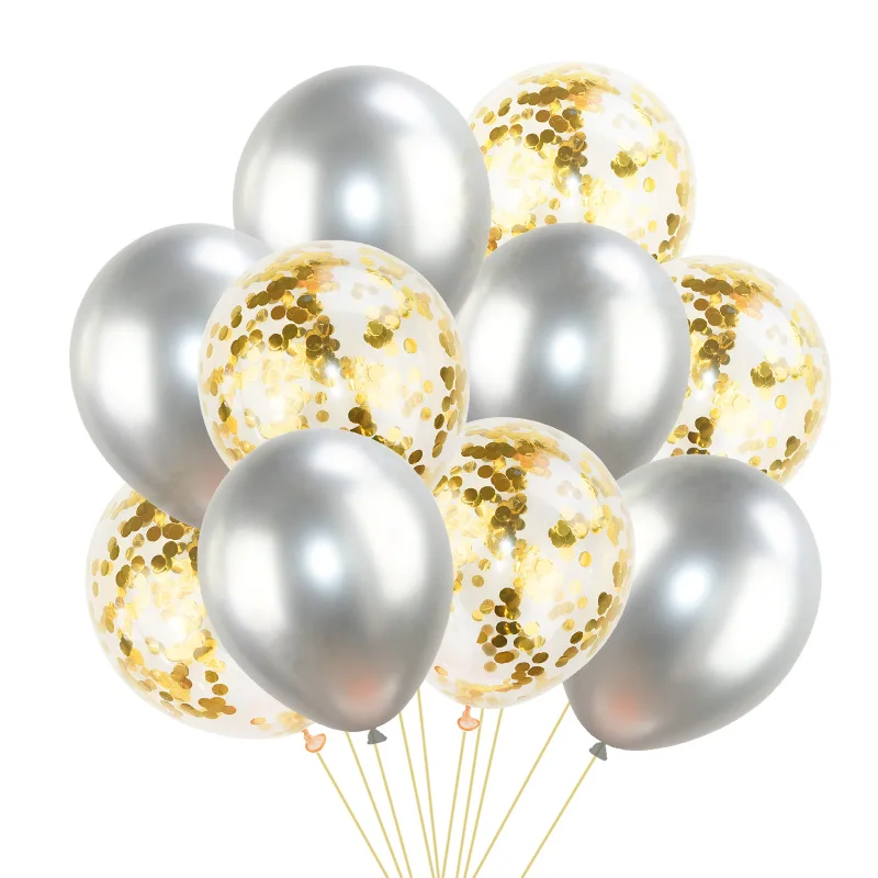 10 шт. воздушные шары с конфетти|Воздушные и аксессуары| |