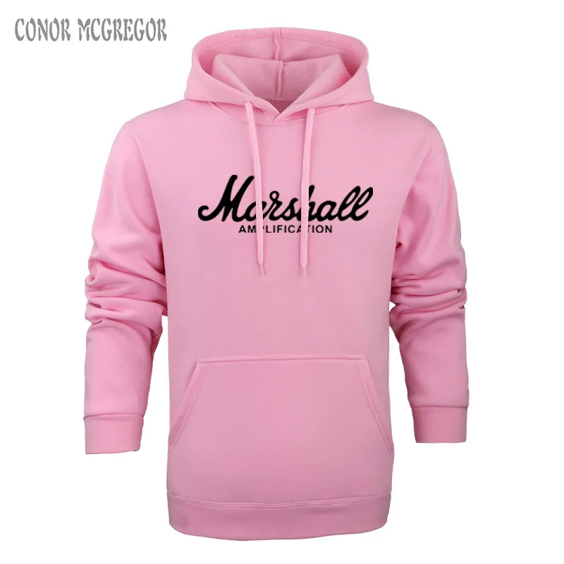 Marshall толстовки на молнии с капюшоном Mulheres популярная звуковая полоса уличная