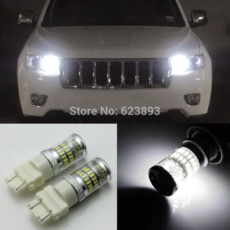 2x ошибок светодиодный Противотуманные фары светильник LED DRL лампы/передний
