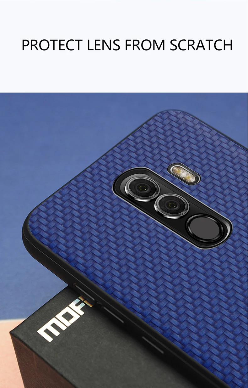 Чехол для xiaomi pocophone f1, чехол для телефона Mofi, чехол для телефона pocophone f1, Жесткий Чехол для задней панели xiaomi pocophone f1 global, чехол fundas