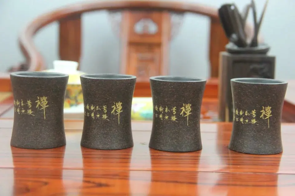 Чайная чашка исинь растушеванная руда Бриллиантовая маленькая Zen означает около