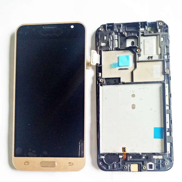 1 шт./лот для Samsung J3 j300 2015 2016 с рамкой ЖК-дисплей Дисплей + Сенсорный экран