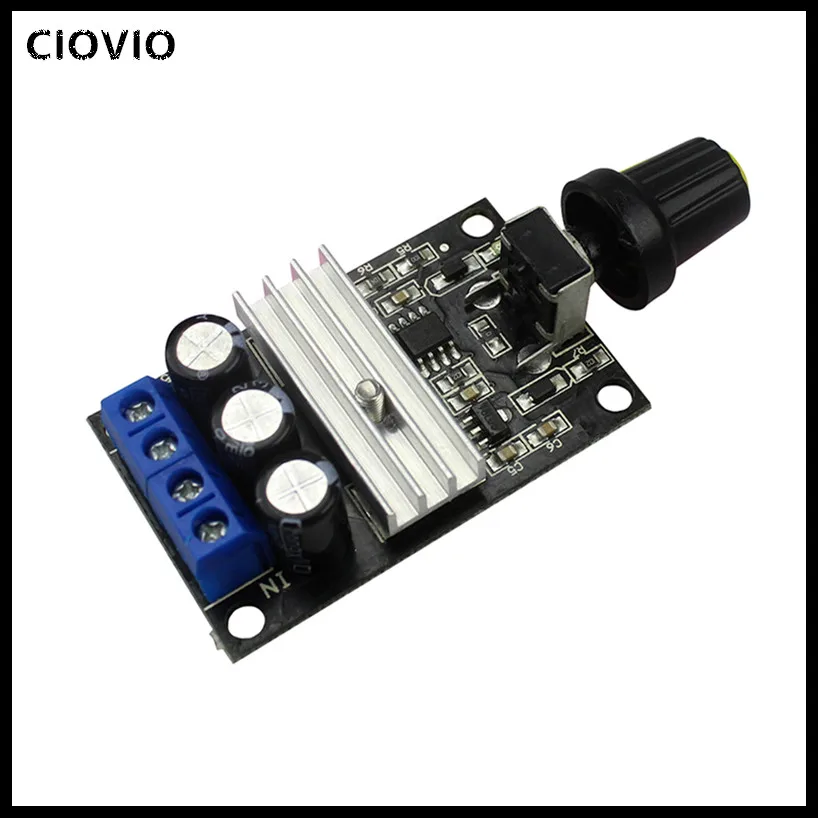 CIOVIO DC 6V 12V 24V 28VDC 3A ШИМ регулятор скорости двигателя регулируемое управление