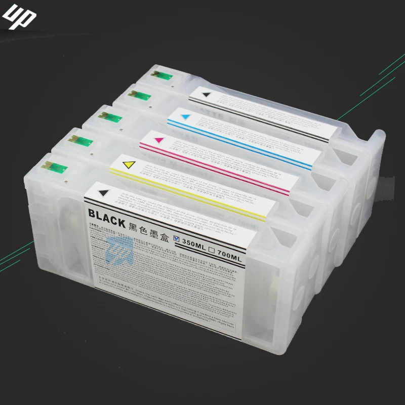 5 шт. картриджи для принтера epson pro 7700 9700 7710 9710 с чипом 350 мл|ink cartridge|ink cartridge for