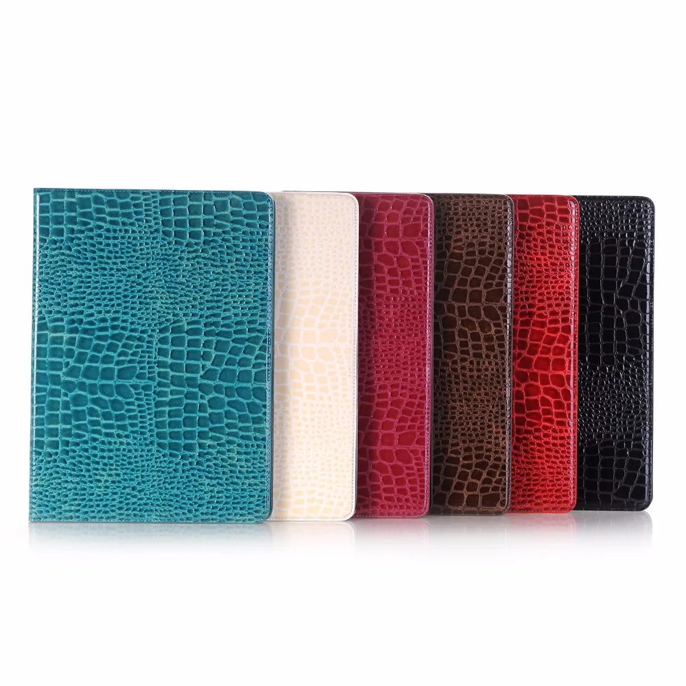 Чехол для iPad Pro 12,9 дюйма из крокодиловой кожи Модный деловой чехол для Apple Smart Cover подставка держатель для карт