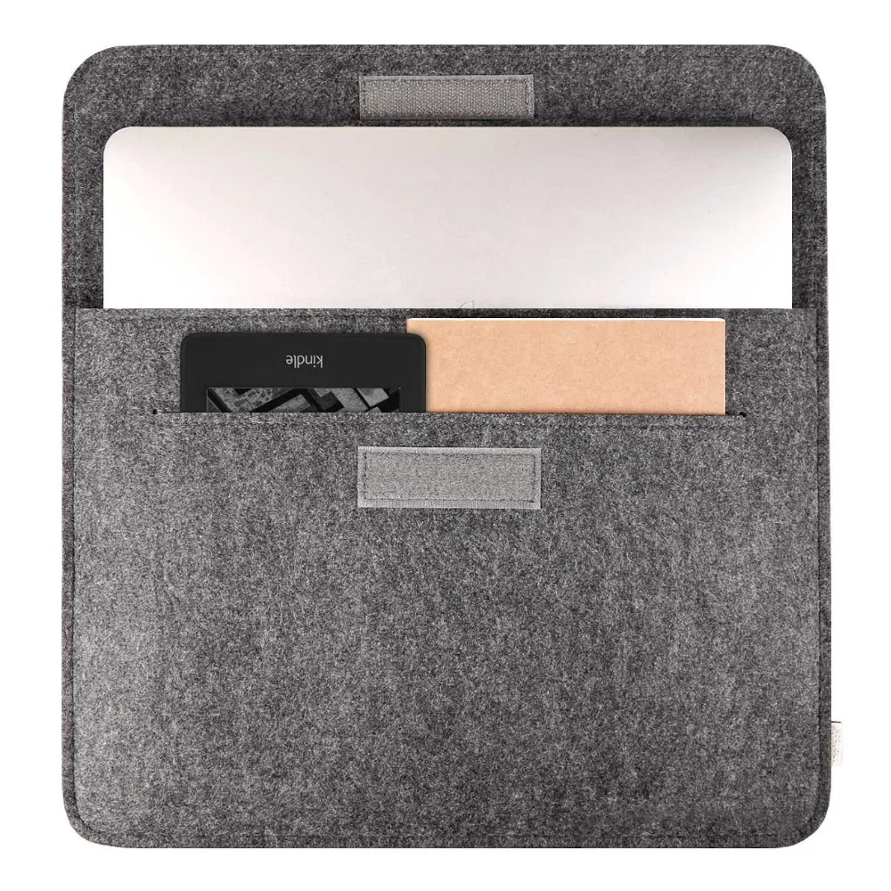 Чехол сумка из войлока для iPad Pro 12 9/MacBook 13 2018/2017/2016 (A1989/A1706/A1708)/MacBook Air 2018/Surface