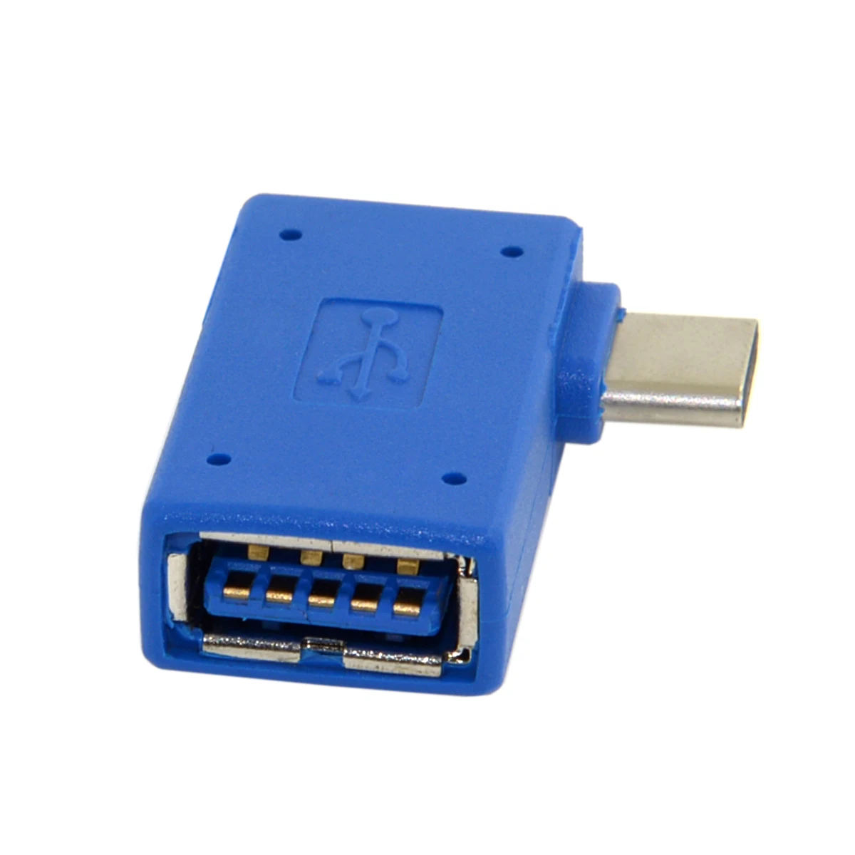 Кабель USB C 3 1 Type к 0 Женский OTG адаптер 90 градусов прямоугольный для ноутбука и