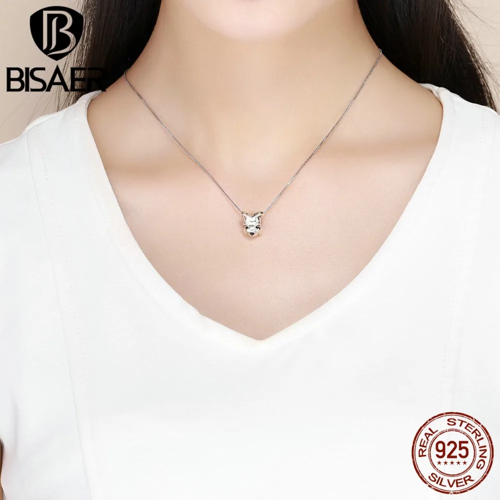 Бисер с животными BISAER S925 шармы щенком шнауцера подходят для шармов браслетов и