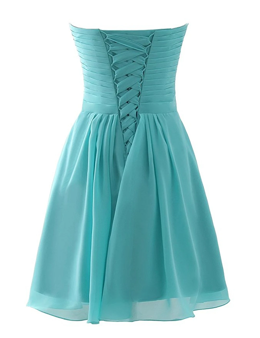 Edaier Simple Aqua Chiffon Short Bridesmaid Dress for Wedding Party Crystals Customize Women Formal Gowns 2017 | Свадьбы и торжества