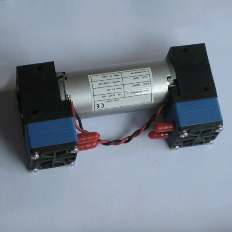 Бесшумные мембранные насосы с двойной головкой 12 В/24 В для жидкости