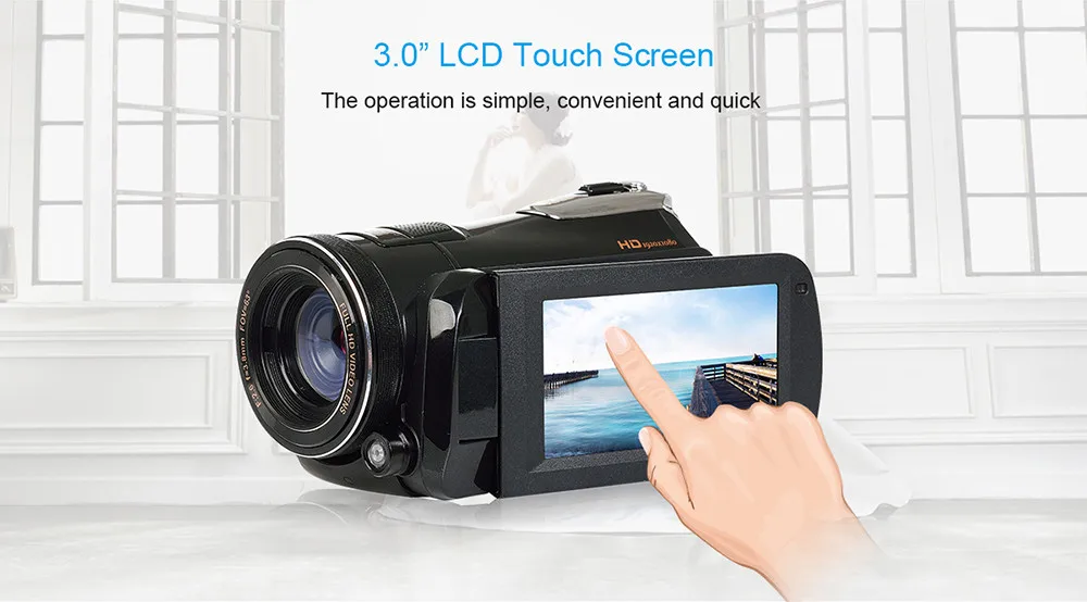 HIPERDEAL ORDRO HDV-D395 1080P видеокамера FHD с ночным видением wifi видеокамера с 18X цифровым зумом sony CMOS Smile Face capture APP DV