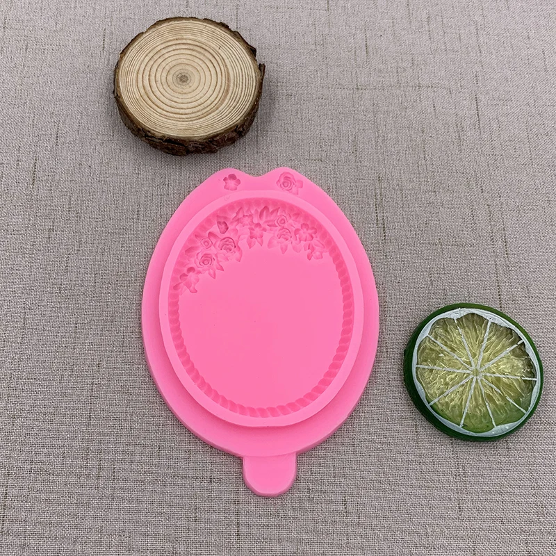 Sugarcraft 1 шт. кухонные инструменты DIY силиконовые формы для торта ретро рамка