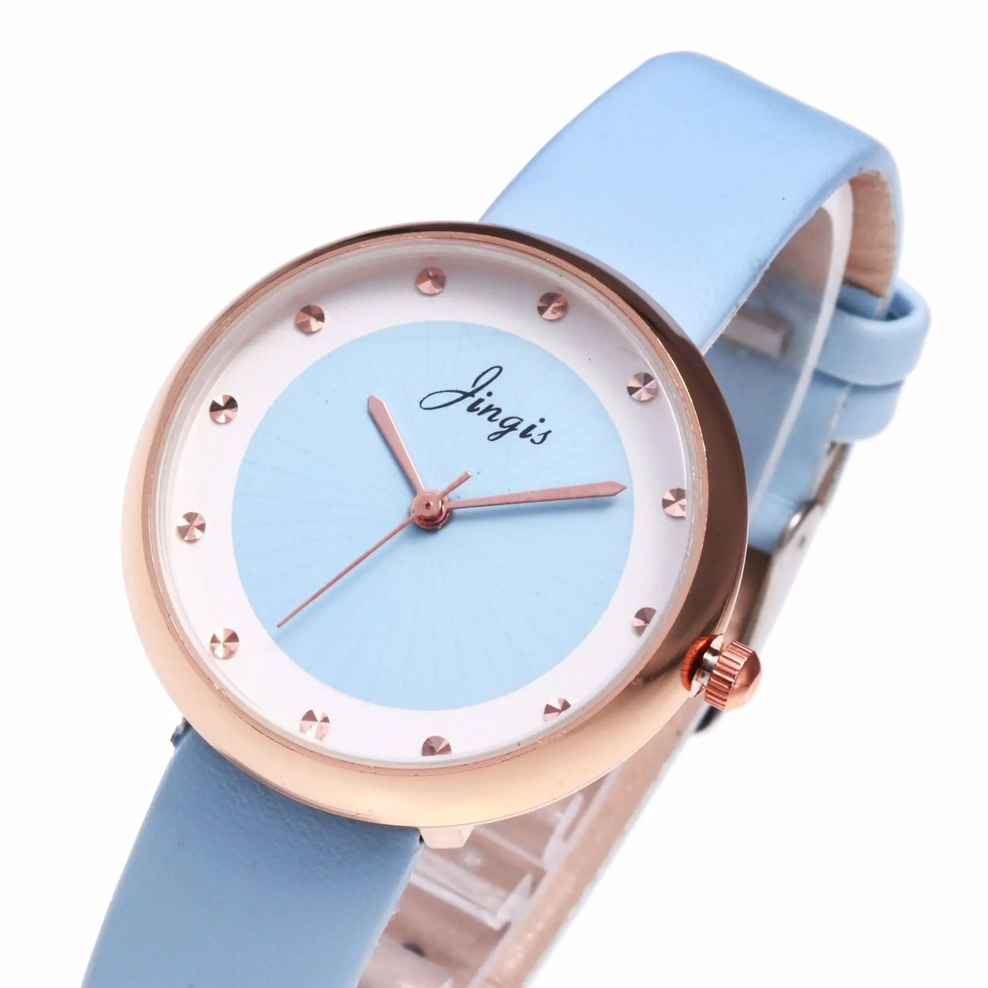 Новые модные женские часы в стиле кэжуал с ремешком, набор кварцевых часов, детские Студенческие часы