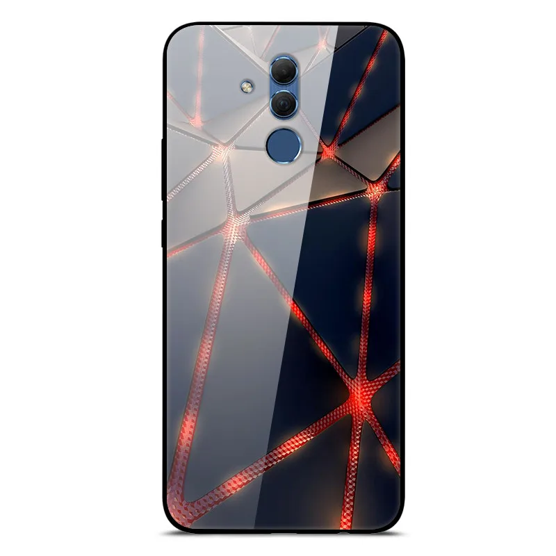 Mate 20 Lite чехол для huawei mate 20 Lite чехол s 6,3 силиконовый бампер из закаленного стекла+ Жесткая задняя крышка из поликарбоната чехол для телефона s Coque