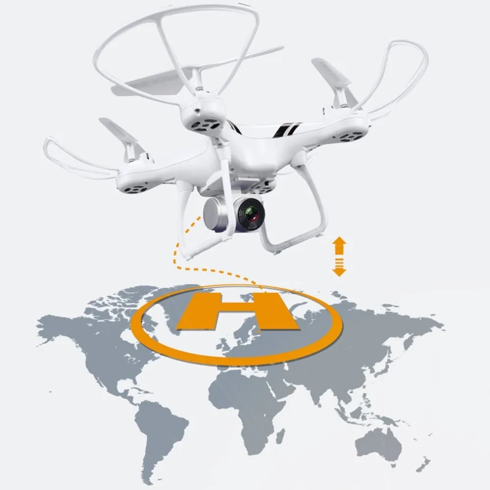 KY101S Радиоуправляемый Дрон с Wi-Fi FPV 0.3MP HD регулируемая камера удержание высоты один ключ возврат/посадка/выкл Безголовый Радиоуправляемый квадрокоптер Дрон