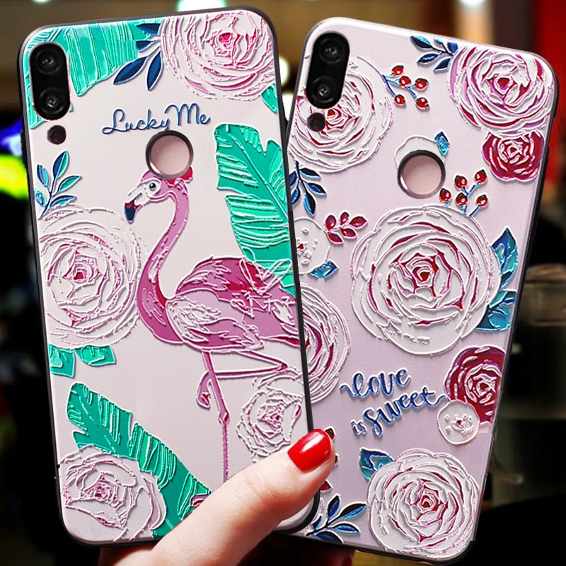 YonLinTan 3D Phone coque cover case For HuaWei Honor 8X 8 X honor8x on Silicone luxury Silicon back Original soft cases |
