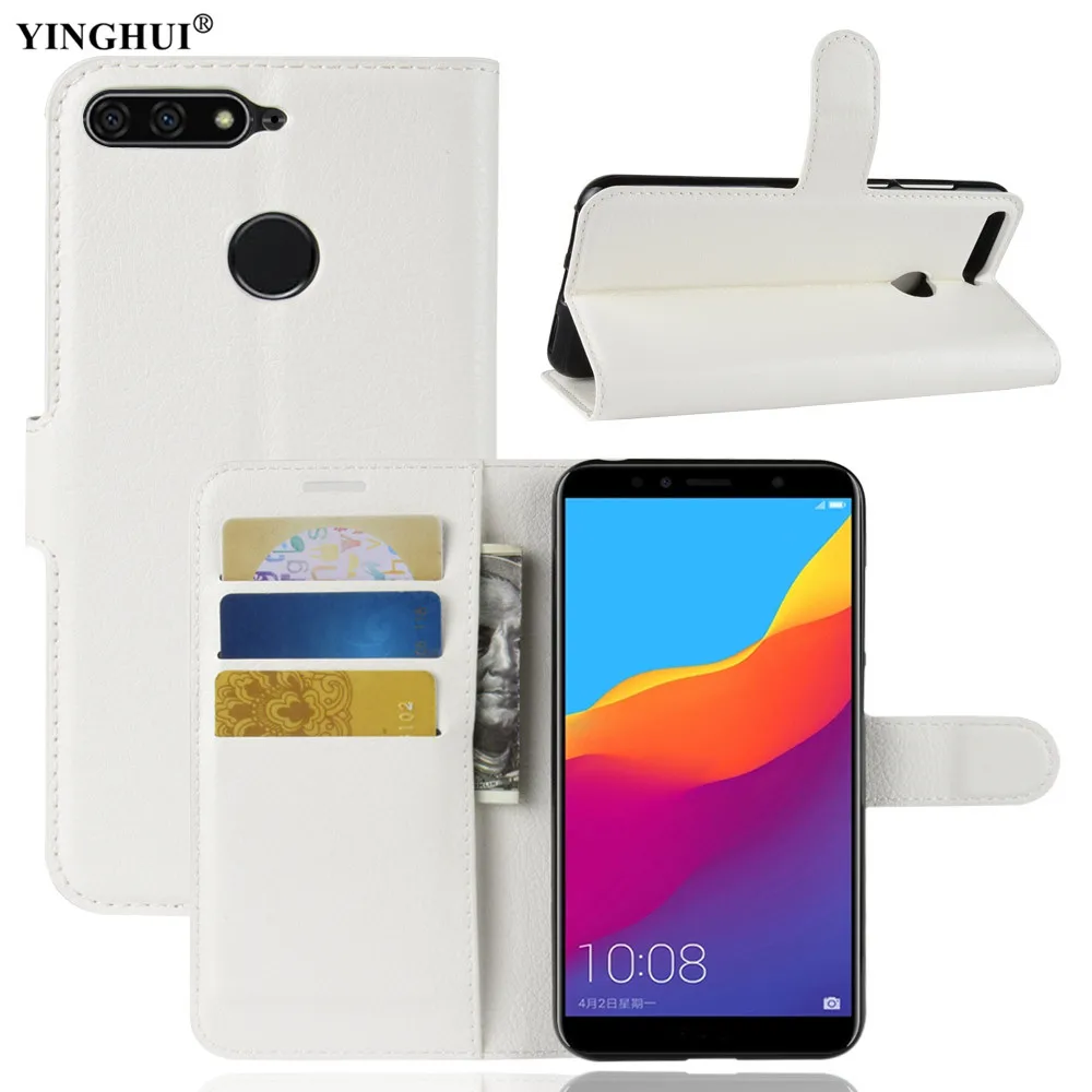 Luxury Case For Huawei Honor 7A PRO/Enjoy 8E Wallet Flip PU Leather Phone Cases Fundas Bag Silicone Cover 7APro/Enjoy8E | Мобильные