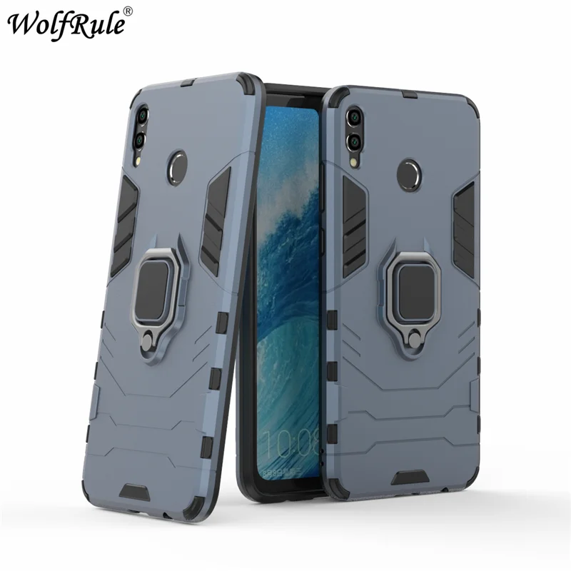 

Car Phone Holder Magnetic Case On Huawei Honor 8X Max Case 7.12" PC Durable Ring Stand Cover For Huawei Enjoy Max/Honor 8X Max