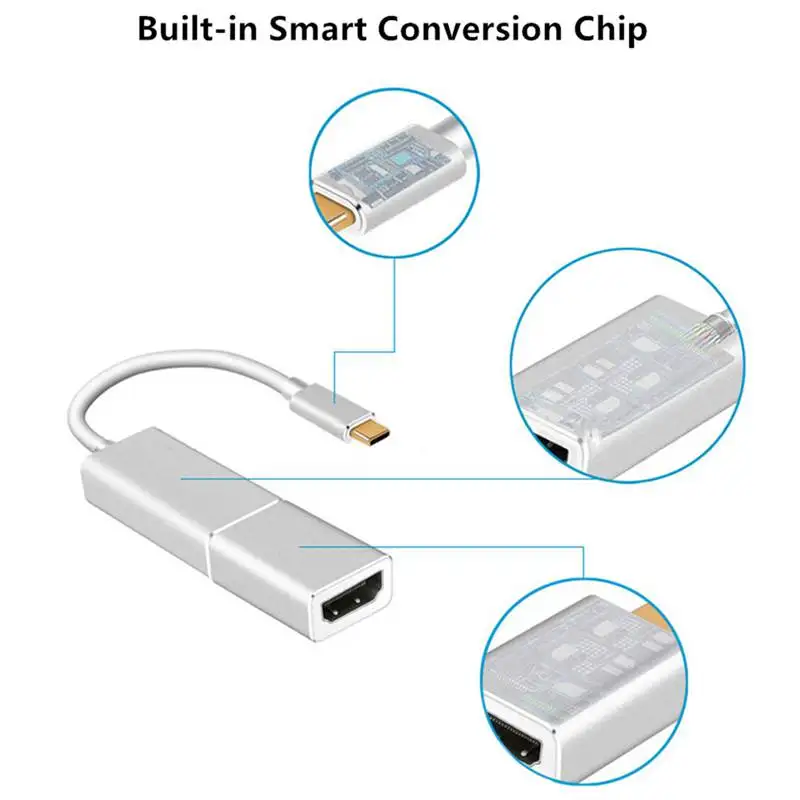 Usb 3 1 в адаптер Тип C папа к Dp женский Hdmi Женский конвертер Usb3.1 кабель Поддержка 4K