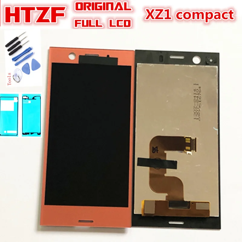 Оригинальный ЖК дисплей 4 6 дюйма для SONY Xperia XZ1 Compact сменный сенсорный экран Mini LCD