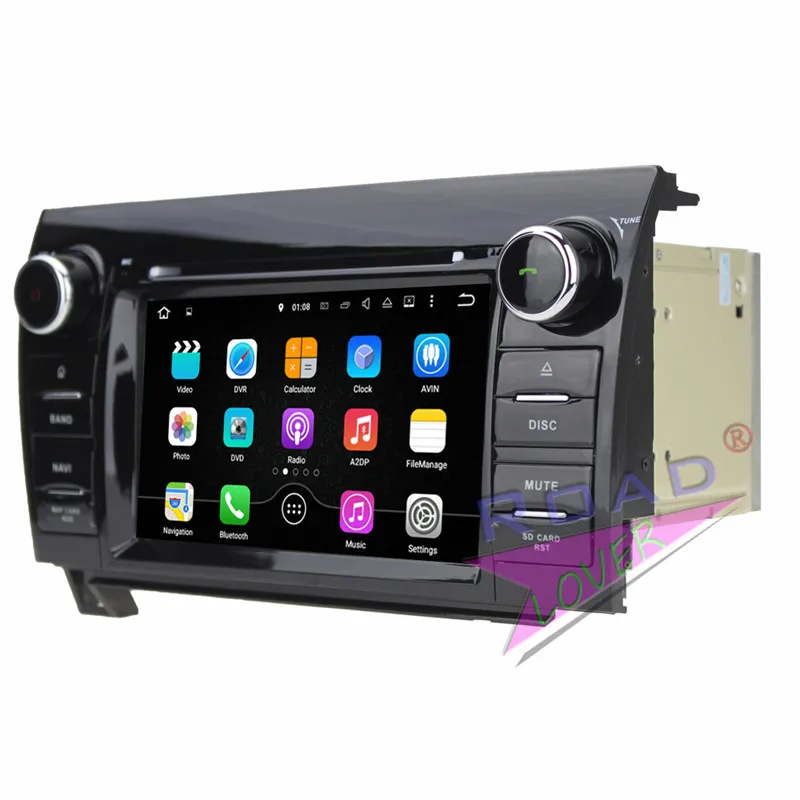 Wanобычно 2G + 16GB Android 7 1 автомобильный dvd плеер для Toyota Tundra 2007 2013/Sequoia 2008 2006 2009 2010 2011 2015
