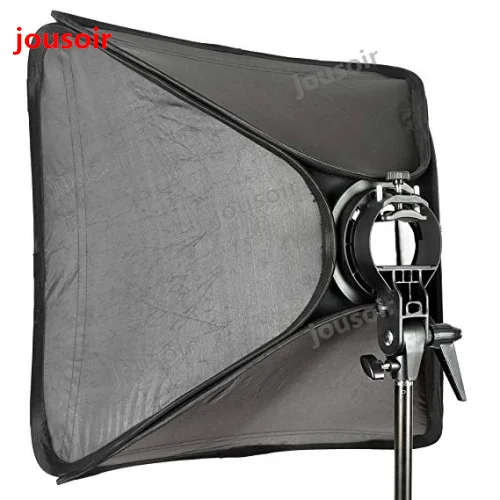 Godox 40x40 см Софтбокс диффузор с S-образным кронштейном держатель Bowens для вспышки