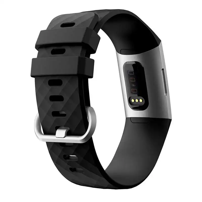 Силиконовый ремешок для часов Fitbit Charge 4 браслет 3 мягкий спортивный Сменный